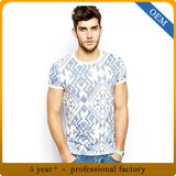 Custom Men's All Over Vintage Printing Tee Shirts