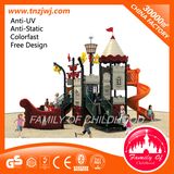 Coffee Pirate Ship Slide Children Park Sand Plastic Playground