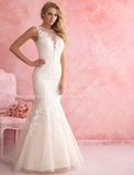 2016 New Arrival Backless Lace Mermaid Wedding Bridal Dress