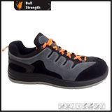 Dual Density PU Outsole Safety Shoe with Suede Leather (SN5427)