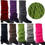 Women High Knee Leg Warmers Leggings Boot Socks (15002)