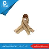 Popular Gold Zipper3# Metal Zipper for Wholesale