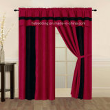 Running Stock 100% Polyester Microsuede Curtain
