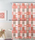 Eco-Friendly High Quality Flower Pattern PEVA Shower Curtain