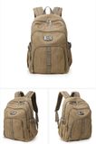 Three Colors Large-Capacity Canvas Travel Double Shoulder Bag Men's Backpack Outdoor Travel Sports Bag