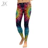 Ladies Sexy Sublimation Polyester Spandex Legging Yoga