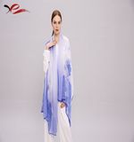 The Big Shawl Silk Scarf for Beach Wear with The Size 200 Cm * 110 Cm