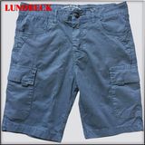 Simple Style Cotton Shorts for Men's Wear