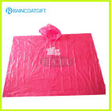 Adult Pink Disposable PE Rain Ponchos Rvc-123A