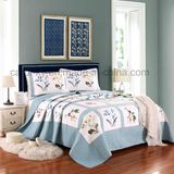 Printed Embossing Quilted Quilts Bedding for Hotel