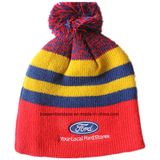 Factory Produce Customized Jacquard Acrylic Snowboard Flap Knitted Hat