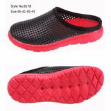 EVA Sole PVC Upper Men and Women Holey Upper Clogs Hospital Safety Slipper Shoe