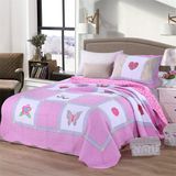 Children Light Two-Piece Bedding Set 100% Cotton Bed Quilt