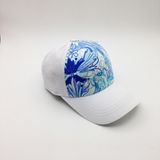 OEM Customized Sequins Printing Logo 6 Panel Mesh Trucker Hat