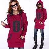 Custom Cotton/Polyester Printed Hoodies Sweatshirt of Fleece Terry (F010)