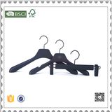 Wooden Clothes Suit Hanger Pants Hanger with Clips