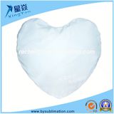 Heart Shape Blank Suede Pillow Cover