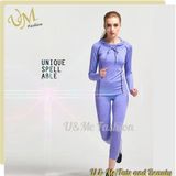 Custom Sexy Girls Sport Wearing Yoga Jacket Tight Pants Yoga Sets