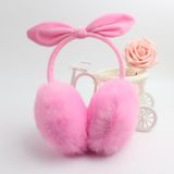 Manufacture Custom Imitation Animal Fur Ear Covers Round Rabbit Fur Ear Warmer