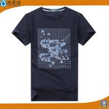 Wholesale Men Round Neck Cotton T-Shirts Printed T-Shirts