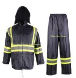 Reflective PVC Rainsuit for Police