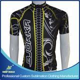 Custom Made Digital Sublimation Printing Neon Color Cycling Jersey