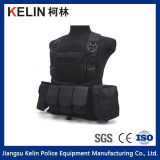 Matte Black Tactical Vest for Militray Equipment