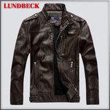 2018 Mens Fashion Padded PU Jacket