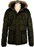 Men Parka Fashion Hoody Winter Fake Fur Jacket