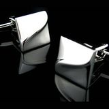 Silver Man Shirt Cufflinks (Hlk30600)