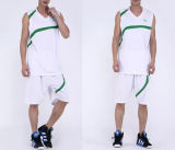 Logo Printed Sports Wear Polyester Basketball Uniform