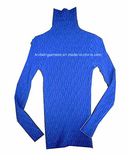 100% Cotton Knitted Sweater in Turtle Neck Long Sleeve (C-06)