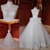 High Neck Ball Bridal Wedding Dress Z11121
