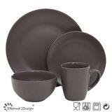 16PCS Ceramic Dinner Set Matte Solid Glaze Design