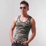 Cool Mens Camo Gym Vest