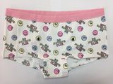 Girls Boyshort, Emoji Printed Pattern