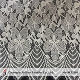 100% Nylon Eyelash Scalloped Lace Fabric (M2184)