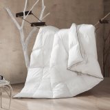 Natural Cotton Cover Luxury White Goose Down Duvet
