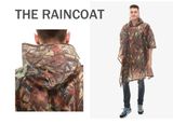 Waterproof Plastic Rain Coat Polyester/PVC/EVA Raincoat