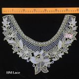 35*30cm White Crochet Neckline Collar Lace Patch Motif Appliques Need Sewing for Blouse Skirt Hme939