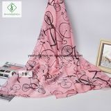 Fashion Lady Viscose Scarf Printed Beach Shawl Stock