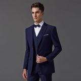 Shiny Purple Wedding Suits Formal Suit