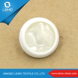 Factory White Resin Shirt Button