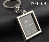 Cheap Promotion Metal Photo Frame Key Ring Key Chain