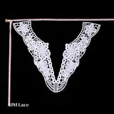 Lace Trim, Lace Collar, Bride Wedding Applique, Cotton Collar, Lace Necklace