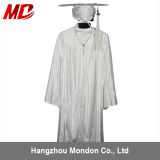 High Qualitity Kindergarten Graduation Robe in White Color