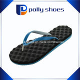New Womens Black & Blue Flora Thong Flip Flop Sandals