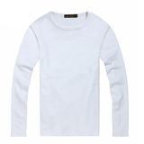 Customize Brand Logo Cheap Blank Men Long Sleeve T-Shirt