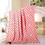 Home Bedding Printed Polyester Fleece Blanket