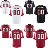 Atlanta Elite Game Burgundy Team Color Customized American Football Jerseys